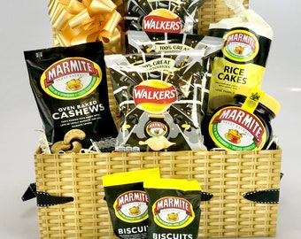 MARMITE Love it or Hate it Hamper Food Gift Box - Nuts, Crisps, Biscuits etc - Unique Gift fathers day