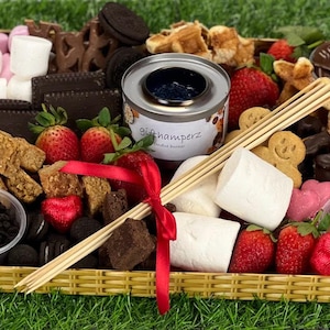 CHOCOLATE FONDUE Kit | Teacher Gift | Couples | Chocolate Hamper | S’mores kit | gift | Anniversary |   Thank You Picnic Mum Dad Quirky