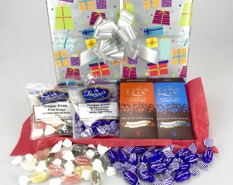 Diabetic Gift Hamper – No Added Sugar Belgian Chocolates & Sweets