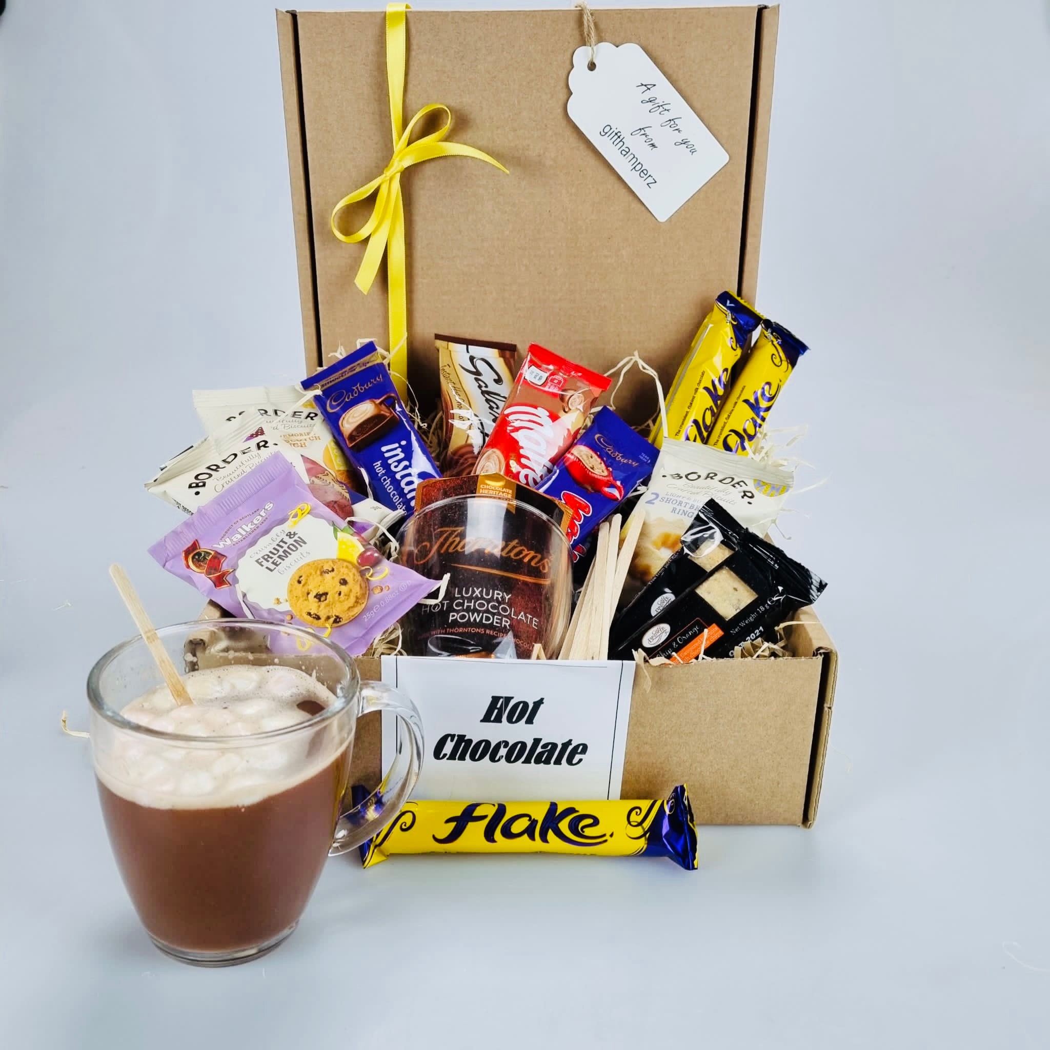 Ultimate HOT CHOCOLATE Gift Hamper Box / Personalised / Full Etsy