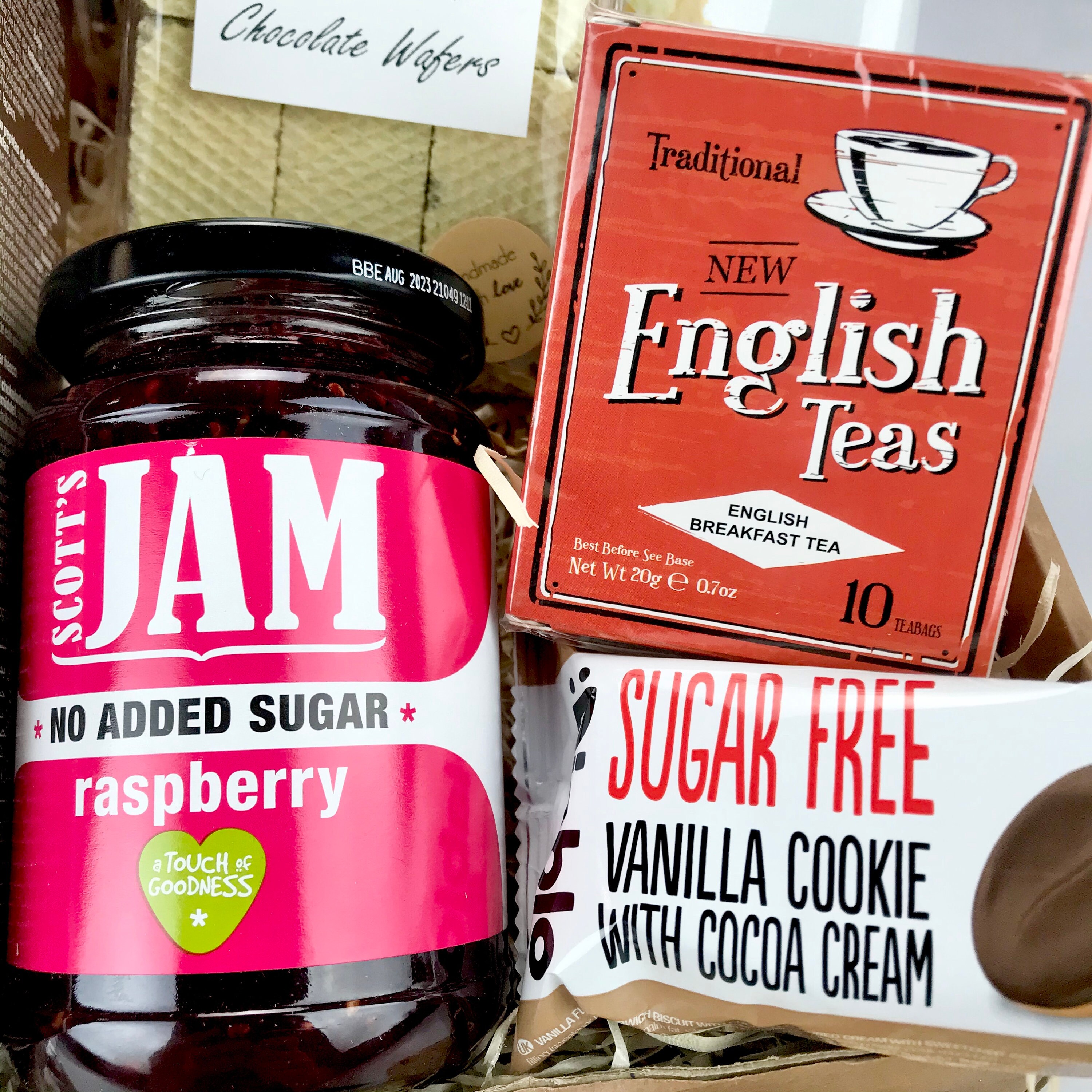 Afternoon Tea / Diabetic Friendly/ No Added Sugar / Tea Box / Etsy