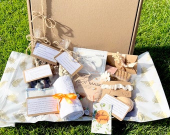 Self Care Gift Box for Her | Pamper Hamper | Birthday Gift | Relaxation Set Wellness  |  Break Up  | Home  Spa Kit Unwind Relax