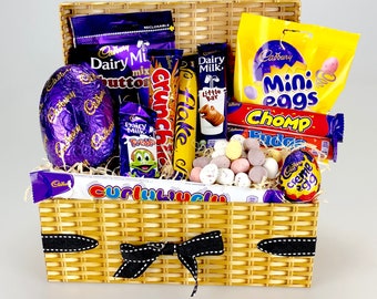 Easter Chocolate Gift Hamper - Large Selection Creme Egg Cadbury - Family - Add a personalised Message