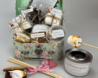 CHOCOLATE FONDUE KIT | Smores kit | Toasting marshmallows |  Anniversary Birthday|  Movie Night | Date | Mothers Day Mum Nan thank you gift