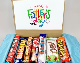 Father's day Chocolate Box Hamper gift Set - Dad Daddy Grandad Grandpa Treats