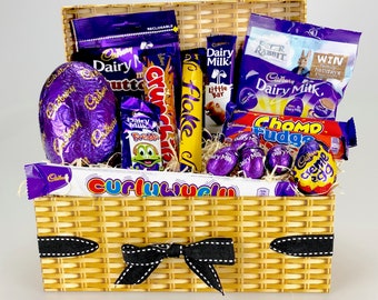 Easter Chocolate Gift Hamper Box - Large Selection Creme Egg Cadbury - Family - Add a personalised Message