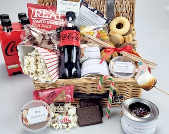 Movie Night Hamper Gift hamper | S'mores Kit, Chocolate Treats Box