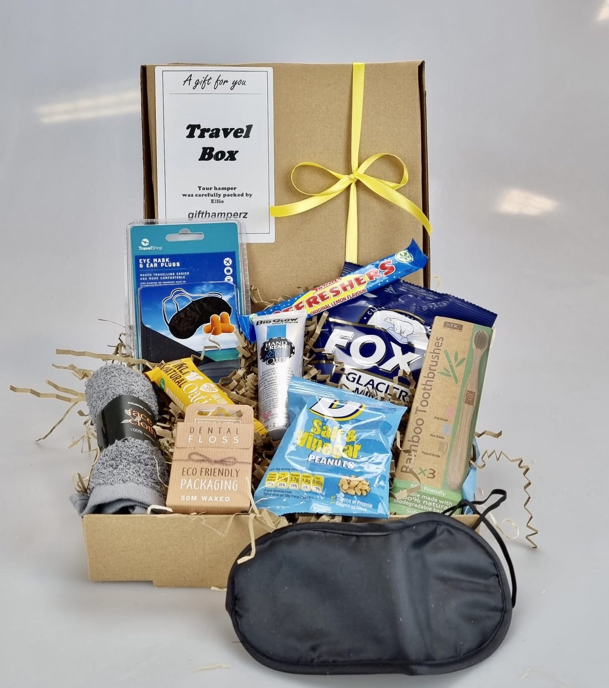 Personalised Travel Box Hamper Gift / Gap Year / Volunteer / Etsy
