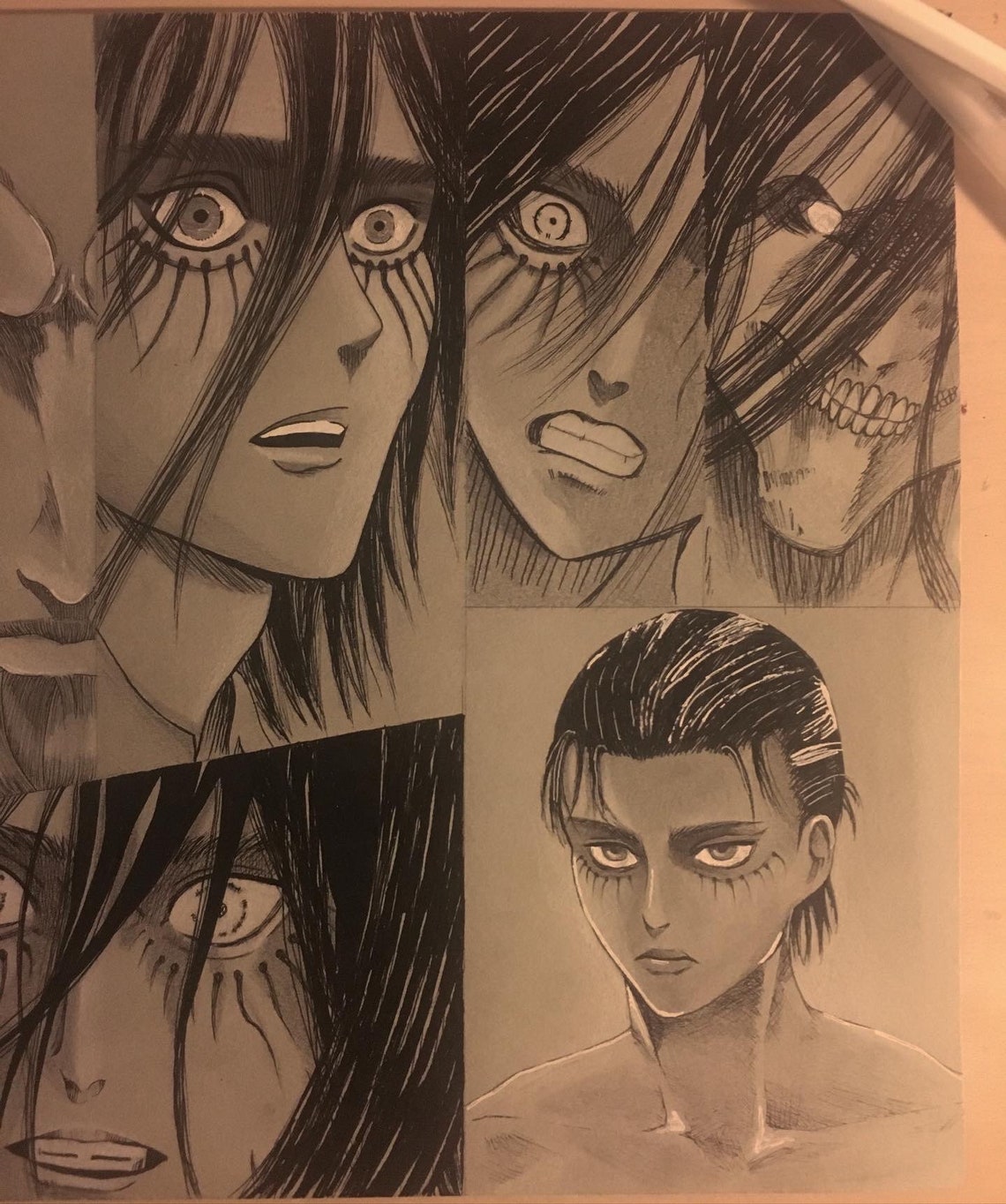 Impression Eren Yeager Etsy