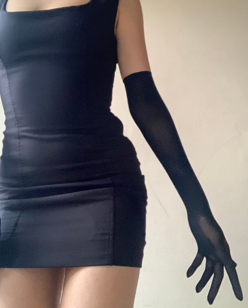 tulle opera gloves tulle opera gloves