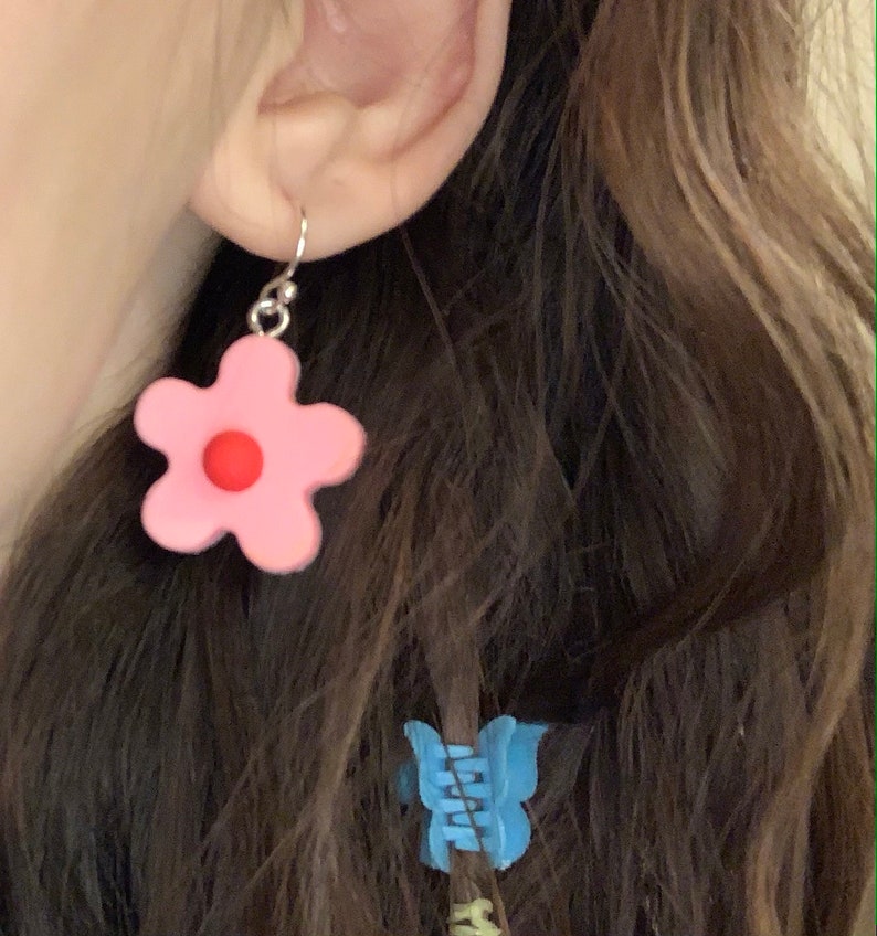 Flower earrings