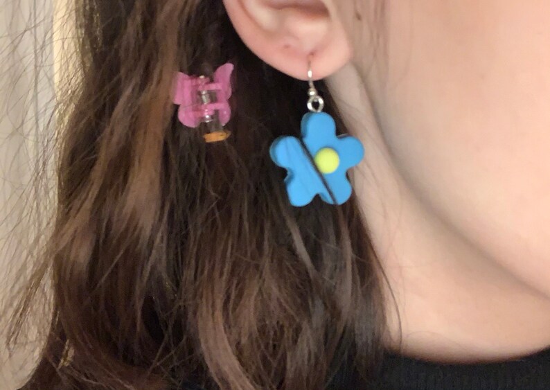 Flower earrings
