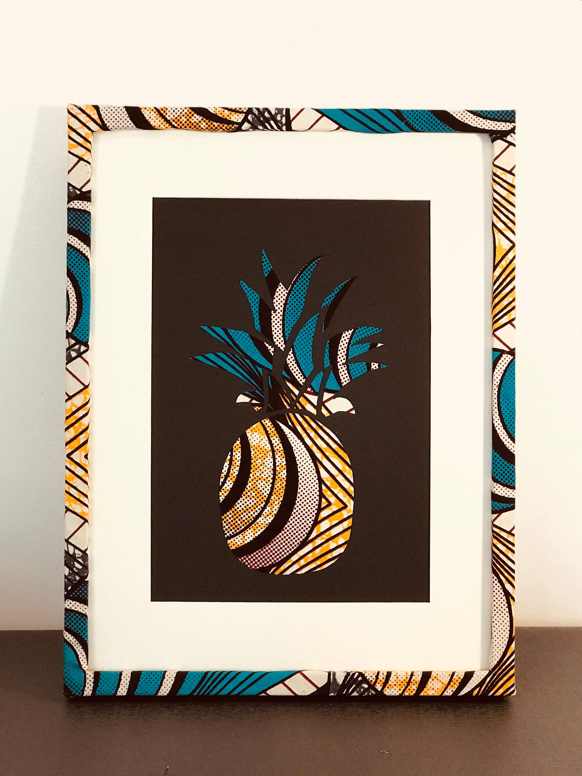 Cadre Décoratif en Wax