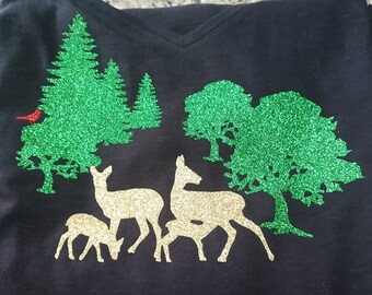 Female Deer in Trees Shirt