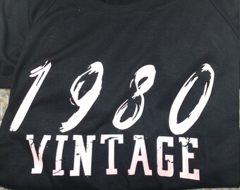 Personalized Vintage Shirt with Year of Your Choice