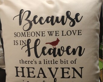 Personalized Throw Pillow Cover with Handwriting