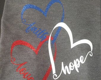 Heart Design - Faith, Hope, Love