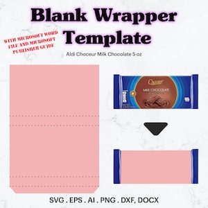 Schokoladenbar 5,29 oz Blanko-Etikettenvorlage SVG, Chocolate Candy Bar Wrapper svg, Geburtstag personalisierte Schokoladentafel, Cricut, Silhouette