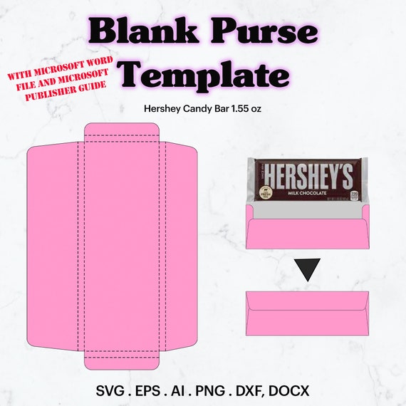 Hershey Bar Wrapper Template Canva - Etsy Norway