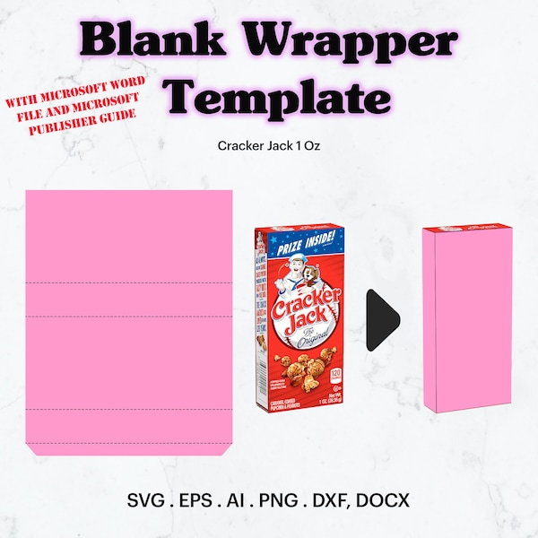 Cracker Jack Box Etsy