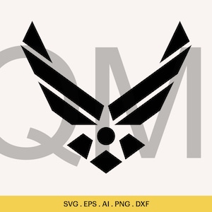 US Air Force Logo Svg, United States Air Force LogoSvg, Air Force Cut Files, Usaf Logo SVG File for Cutting, Cricut, Silhouette