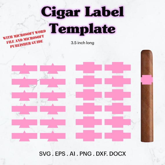 Blank Cigar Labels