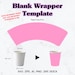 Paper Cup Template SVG, 8 Oz Paper Cup Full Wrap Template Seamless ...