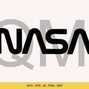 Nasa Logo SVG, Nasa Design Svg, Nasa for Cutting Files, Nasa Silhouette Svg, Nasa Logo Design, Cricut, Silhouette
