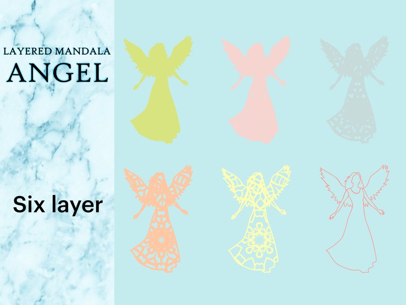 Free Free Layered Angel Svg 427 SVG PNG EPS DXF File