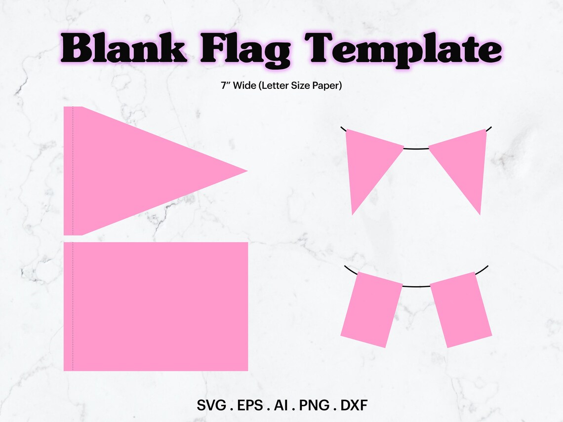 Flag Blank Template SVG, Custom Flag Template. Blank Canvas Flag, Flag ...