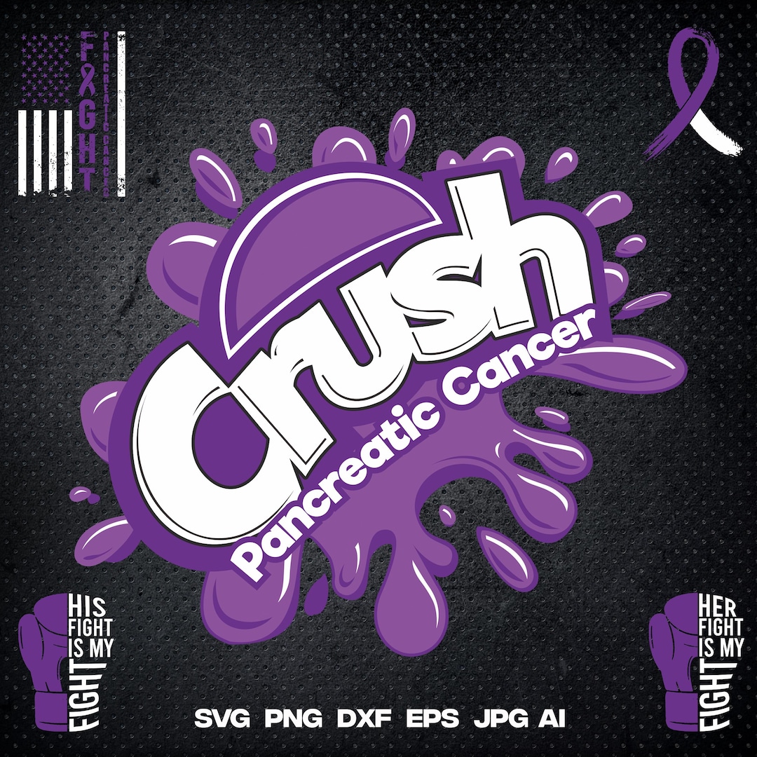 Pancrease Cancer Clip Art Crush Pancreatic Cancer Clipart, Pancreatic Cancer Awareness Png ...