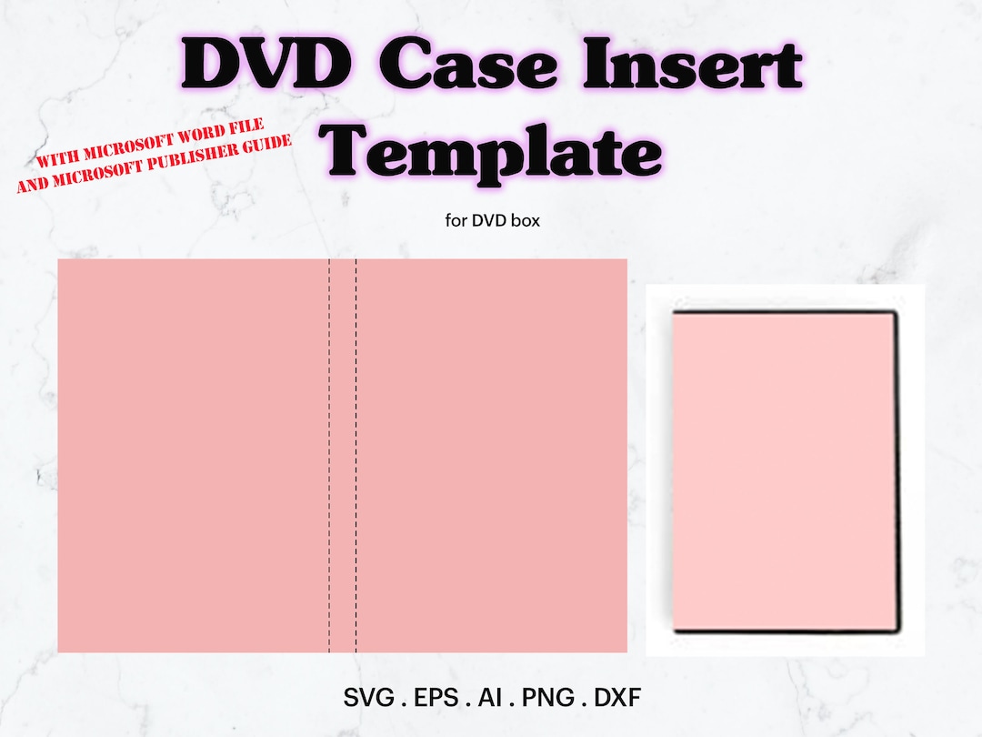 DVD Case Insert Template Svg DVD Label Template Blank DVD Etsy DVD Case Insert Template Svg DVD Label Template Blank DVD Etsy