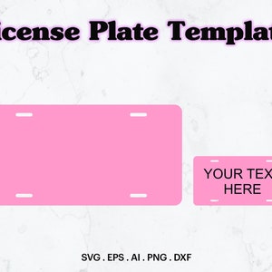 License Plate Blank Template SVG (Legal Paper Size), License Plate Template, Plate Blank Template, Custom License Plate, Cricut, Silhouette