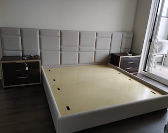 Handcrafted Custom Bed and Headboard - Tailored Luxury for Your Bedroom Sanctuary