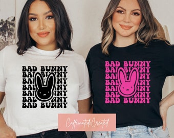 Bad Bunny T-shirt, Cute Bad Bunny Tee, Bad Bunny Gift, Bad Bunny shirt, Cute Bad Bunny Shirt, Gift for her, Women's Gift, Concert Tee