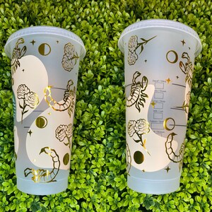 Scorpio Cup, Scorpio Cold Cup, Zodiac Sign Cup, Scorpio gift, Scorpio Coffee Cup, Scorpio Tumbler, Scorpio Zodiac Cup, Zodiac Tumbler image 2