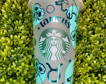 Taurus Cup, Taurus Cold Cup, Zodiac Sign Cup, Taurus gift, Taurus Coffee Cup, Taurus Tumbler. Taurus Zodiac Cup, Taurus Sign, Zodiac Tumbler