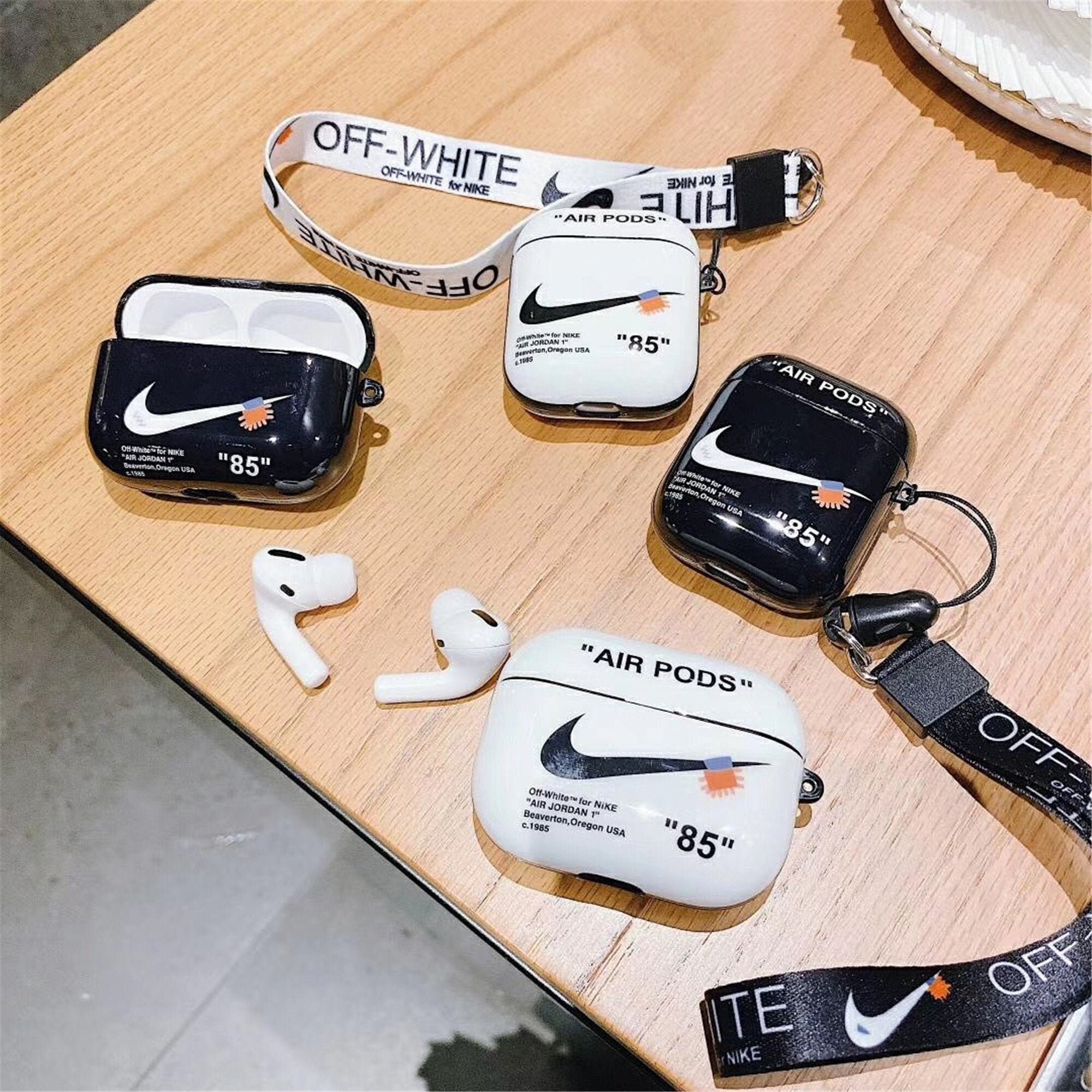 AirPod Case Hypebeast Nike Off White Shining light Inspired Etsy
