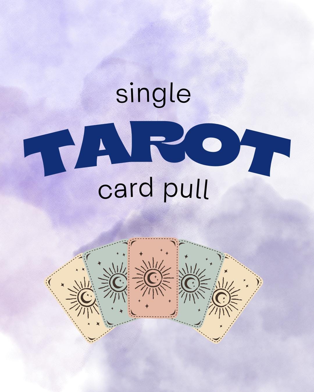 Random Tarot Pull Single Tarot Card Pull - Etsy