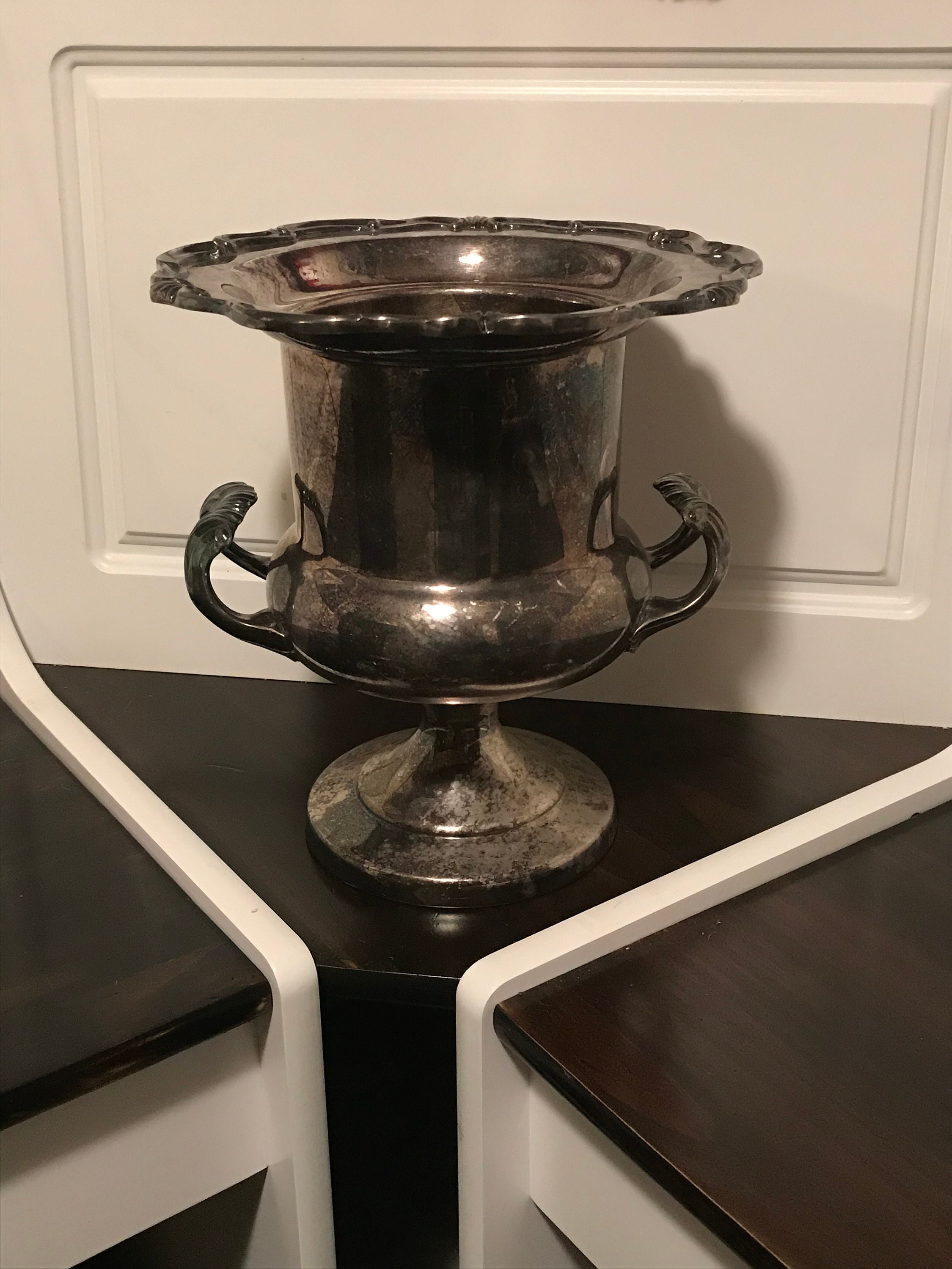 Vintage FB Rogers Silver Plated Champagne Urn Etsy