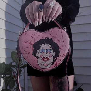 Texas Horror hübsche Frau Valentinstag Popcorn Tote Decor Natur Nuetral Geschenk Maske-Hübsche Frauen Horror Tasche
