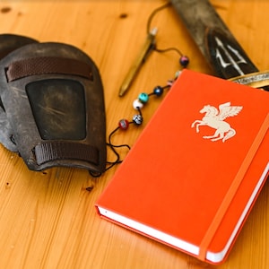 A5 192 pages 160gsm Premium Paper Bullet Journal Percy Jackson Pegasus Style - Inspired by Greek Mythology / Camp Half Blood