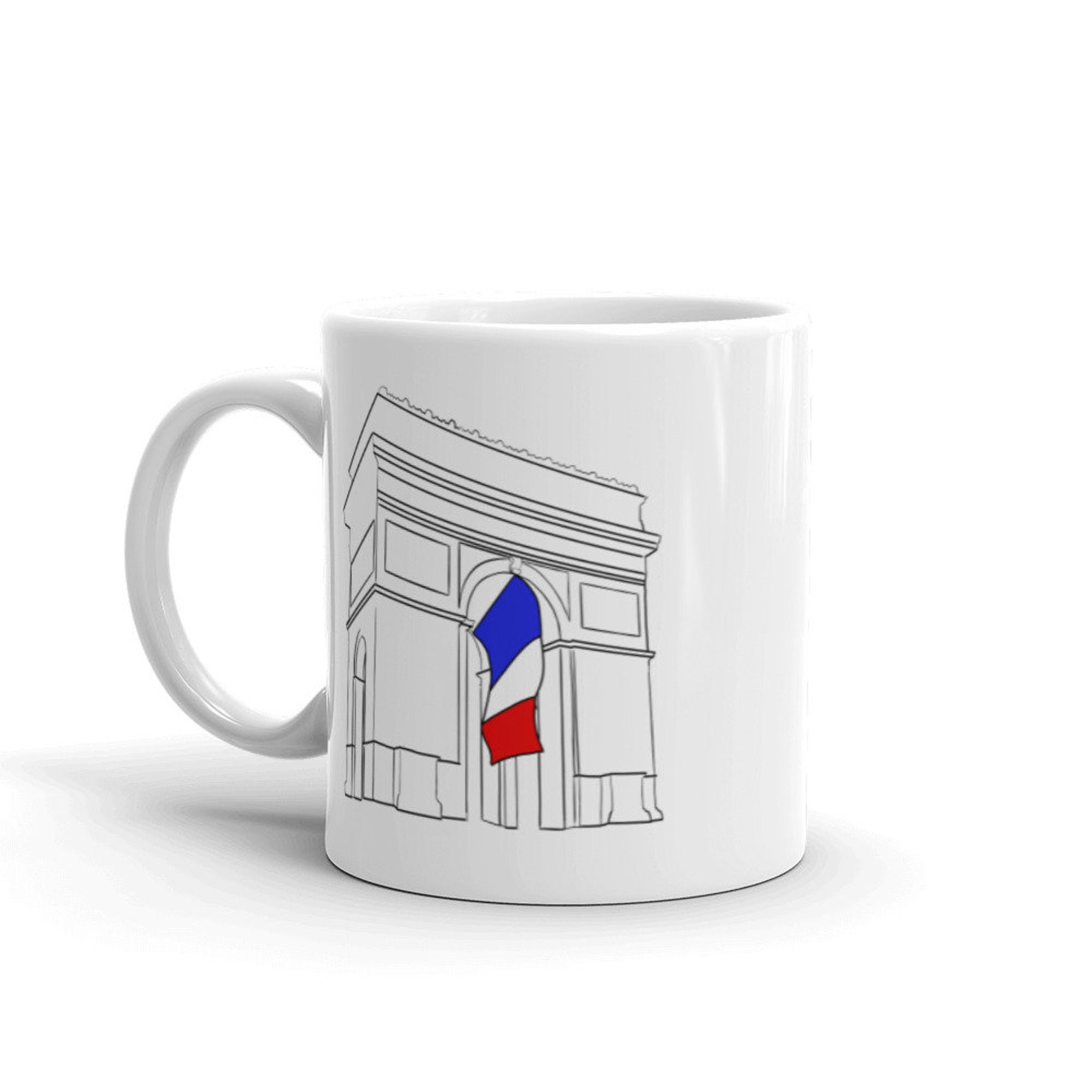 Paris Mug Paris Gift Arc Du Triomphe Mug Arc Du Triomphe Etsy