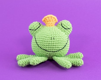 Crochet frog amigurumi pattern | Little Prince frog crochet pattern | Video tutorial