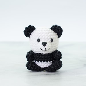 Mini Panda Amigurumi Crochet Pattern (PDF Pattern & Video Tutorial)