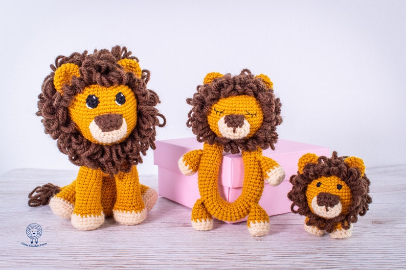Baby Lion Crochet Toy Pattern Lion Amigurumi Pattern PDF | Etsy