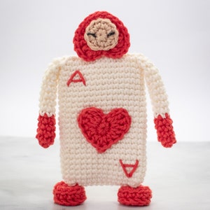 Card Soldier crochet pattern. Alice in wonderland amigurumi pattern. Stuffed toy PDF image 2