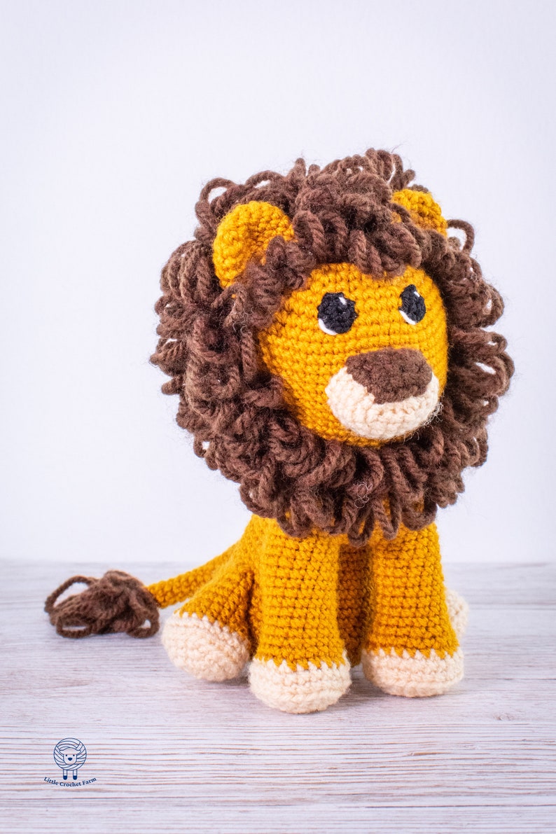 Baby Lion Crochet Toy Pattern Lion Amigurumi Pattern PDF | Etsy