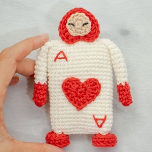 Card Soldier crochet pattern. Alice in wonderland amigurumi pattern. Stuffed toy PDF image 4