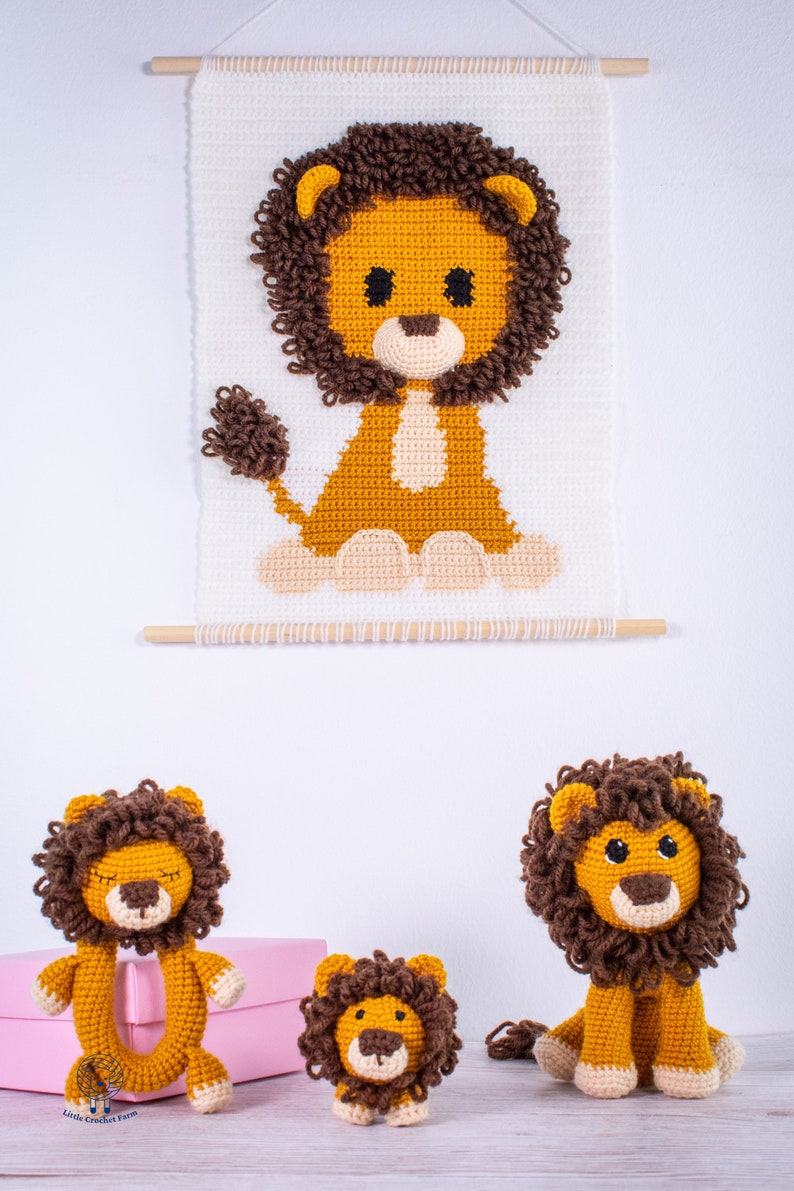 Baby Lion Crochet Toy Pattern Lion Amigurumi Pattern PDF | Etsy